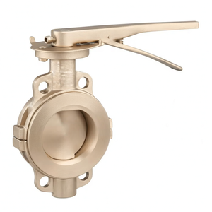 Vanne papillon en acier inoxydable à siège métallique de type wafer à double décalage haute performance COVNA, commande urgente, avec volant manuel - Product Image 3