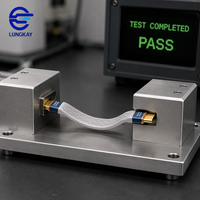 LUNG KAY Memproduksi Kabel USB4 40Gbps 240W 8K 60Hz 13cm USB C ke C Pendek untuk Laptop Dock SSD Kustom OEM ODM