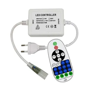 Tegangan Tinggi Led Controller 750W Nirkabel 110V 220V Led Strip Lampu Led Lampu Neon Warna Tunggal Remote Dimmer Led Controller