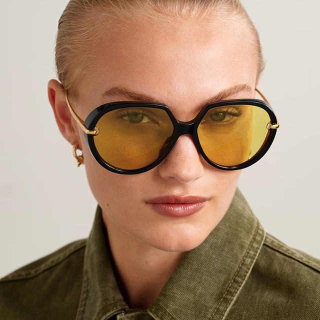 Luxury Designer Thick Rim Geometric Shades Unisex Fashion Vintage Steampunk Oversized Side Shield Metal Frame Hexagon Sunglasses