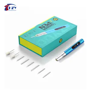 ZHYOO-Bolígrafo de pulido de mano pequeño para pulir, máquina de pulir, con carga inalámbrica, bolígrafo de tallado eléctrico pequeño, modelo ZHYOO, modelo de lápiz pulidor, modelo MINI