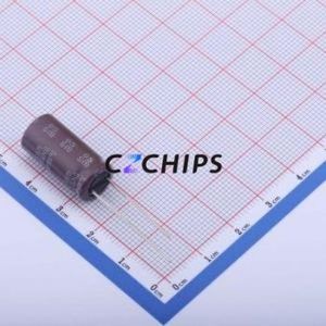 NHA50V470M10 * 20 Lo ผ่านหลุมอลูมิเนียม Electrolytic ตัวเก็บประจุผ่านรู, D10xL20mm 470uF 20% 50V 690mA-120Hz - Product Image 2