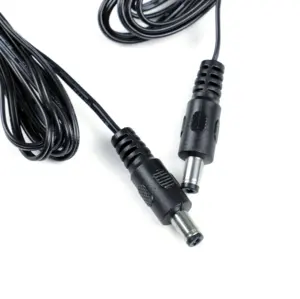 Cable de alimentación de CC de 5,5*2,1mm, conector hembra, Conector de enchufe, Cable de 12V CC, conector fenale macho con Cable de alimentación