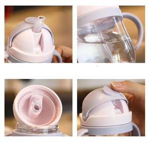 Beeman-Botellas de <span class=keywords><strong>agua</strong></span> <span class=keywords><strong>para</strong></span> beber <span class=keywords><strong>para</strong></span> bebé, botella de beber <span class=keywords><strong>para</strong></span> aprender, con pajita graduada, 150ml - Product Image 4