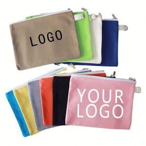 Eco Friendly Cotton Canvas Cosmetic <b>Bag</b> Custom Logo Blank Travel Toiletry Organizer Reusable Multi-Colour <b>Make</b> <b>up</b> <b>Bags</b> - Product Image 1
