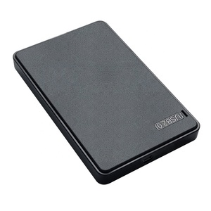 SHUOLE fabrika fiyat plastik 2.5 inç SATA USB3.0 siyah darbeye dayanıklı sabit disk kutusu sabit disk kutusu ssd <span class=keywords><strong>hdd</strong></span> muhafaza - Product Image 4