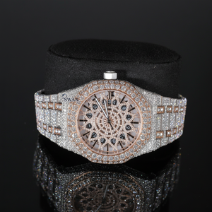 Haute Qualité Glacé Hip Hop Squelette Moissanite Montre Orner Avec Coupe Ronde VVs Clarté Diamants Pour Hommes - Product Image 1