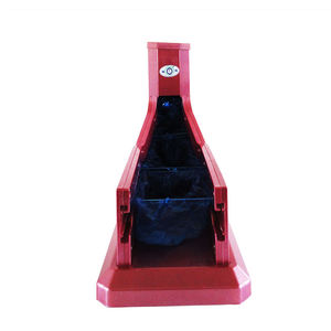 מתקן אוטומטי לכיסויי נעליים חד פעמיים, ידידותי לסביבה, ללא צורך בחשמל (50 יחידות, אדום ורוד, אביזרי ניקיון ביתיים) - Product Image 2