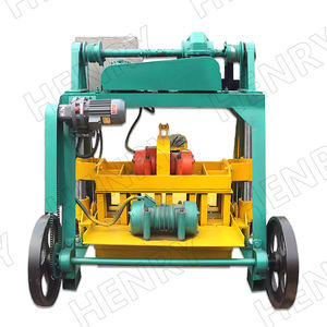 소말리아에서의 QMY4-45 이동식 콘크리트 중공 블록 및 솔리드 블록 및 지붕 블록 변형 금형 제조 기계 제조업체 - Product Image 3