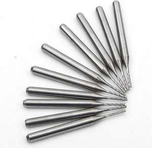 YouQi 1.6Mm Cacbua End Mill Khắc Phay Phay <span class=keywords><strong>CNC</strong></span> <span class=keywords><strong>Router</strong></span> Bits Cho Máy <span class=keywords><strong>PCB</strong></span> 1/8 "Shank - Product Image 5