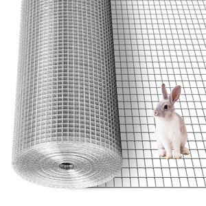 Galvanized Square <b>Wire</b> <b>Mesh</b> 1/2 Inch 1/4 Inch Hardware Cloth for <b>Garden</b> Fencing and Animal Enclosure - Product Image 1