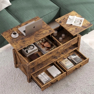 Tavolino da Caffè Rustico <span class=keywords><strong>in</strong></span> <span class=keywords><strong>Legno</strong></span> Cinese per Soggiorno, Tavolino Basso, Mesas de Centro, Basse Salon - Product Image 2