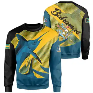 Custom Logo Printing The Bahamas Sweatshirt Practical Hot Sale Blue Marlin Sweatshirts Hoodies For Men Clothing Manufacturers