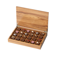 Boîte cadeau en bois personnalisée, boîte artisanale de luxe pour chocolat, bonbons, halva, parfum, style islamique arabe de Dubaï, logo personnalisé