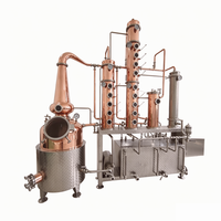 Distillateur hybride 1000L multifonctionnel pour la production de whisky et de spiritueux pour distillerie