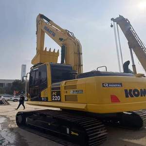 Second <b>Hand</b> Komatsu 200 Excavator 20t Hydraulic Crawler Digger Original <b>Paint</b> Japan Construction Machinery Ready To Work - Product Image 3