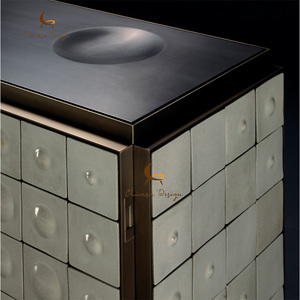 High - End Design Dining Room <b>Sideboard</b> Luxury Unique <b>Storage</b> Cabinet for Hotel Villa Decor - Product Image 2