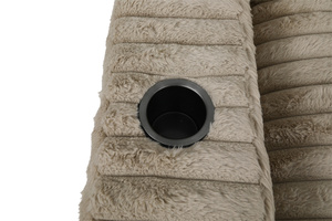 Sofá Cama Individual <span class=keywords><strong>de</strong></span> Pana Suave y Acogedor Estilo Japonés, Chaise Longue, Sillón Tipo Nube para Dormitorio - Product Image 4