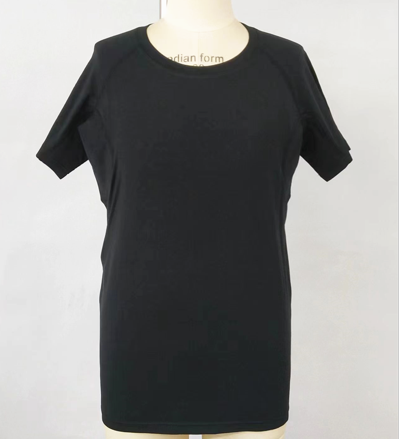 Hommes Crew Neck-Noir