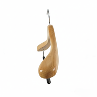 Cintres en bois d'érable de haute qualité, personnalisés pour costumes et manteaux masculins, cintres de luxe floqués pour magasins de vêtements et armoires, durables