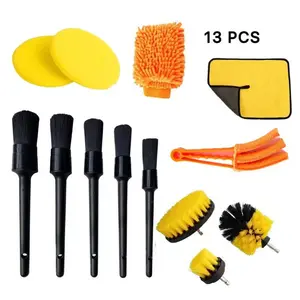 Wholesale Car Washing Kit Drill Soft Brushes Attachemnt Auto Detailing Brush For Wheels Cleaning