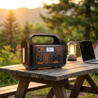 Générateur d'énergie solaire portable 150W 144wh avec contrôleur MPPT batteries au plomb pour camping stock léger disponible