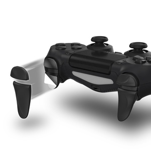 PlayVital EXtremeRate 2 Pairs Black Shoulder Buttons Extension Triggers for <b>PS4</b> All Model <b>Controller</b> - Product Image 5
