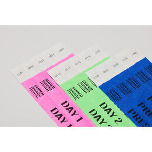 สายรัดข้อมือ Tyvek สีพื้น ขนาด 25 มม. (1 นิ้ว) สำหรับเขียนข้อความเพื่อทำเครื่องหมายอย่างรวดเร็ว เหมาะสำหรับสถานที่ต่างๆ เพื่อการรักษาความปลอดภัย - Product Image 3