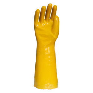 ถุงมือทำงานอุตสาหกรรม ความยาว 45 ซม. ทนสารเคมี PVC หนา ทนทาน ป้องกันสารเคมี - Product Image 1