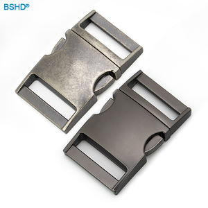 Top Pet Hardware Gun Grey Quick Side Release Logotipo personalizado Recién llegados <span class=keywords><strong>Collar</strong></span> de perro plateado mate Clip de hebilla a presión de <span class=keywords><strong>metal</strong></span> - Product Image 1