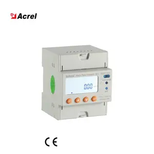 Acrel ADL100-EY Medidor de energia pré-pago pós-pago monofásico, trilho din 4 Tarifa Ratesac medidor estático de kwh LCD com RS485