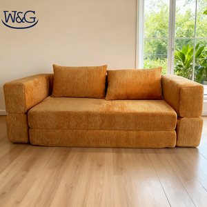 Conjunto Modular en Forma de L Minimalista y Moderno para Sala de Estar, con Relleno de Esponja y Tela Cómoda, Modelo B-109 - Product Image 2
