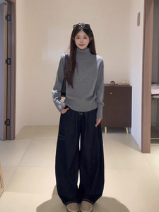 Pull en cachemire épais à col montant personnalisé pour femme, idéal pour l'automne et l'hiver, en laine tricotée, à porter en sous-vêtement - Product Image 6