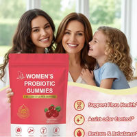 Gummies Probiotiques pour Femmes 5 Milliards de UFC Saveur Canneberge Soutien au Bien-être Intime Santé Immunitaire et Digestive