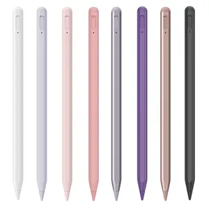 Pensil Tablet desain baru, pena aktif kapasitif paduan aluminium dengan ujung titik sensitif Stylus pensil untuk Apple Ipad