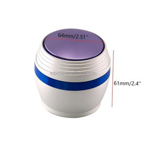 Molinillo de Hierbas Secas con Tambor de Aleación de Zinc de 4 Capas, Molinillo Giratorio para Especias con Raspador de Polen - Product Image 6