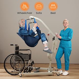 Sedia a trasferimento elettrico regolabile con imbracatura 400LBS dispositivo idraulico di sollevamento del paziente per gli anziani uso della sedia da letto - Product Image 3