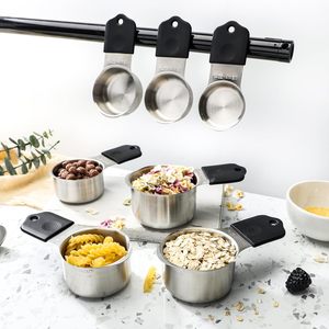 Juego <span class=keywords><strong>de</strong></span> Tazas y Cucharas Medidoras Magnéticas Alienbull, 17 Piezas Apilables con Nivelador para Ingredientes Secos/Líquidos - Product Image 6