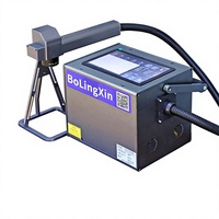 Machine CNC à fibre laser portable Bolingxin pour la gravure de pièces métalliques, haute précision, refroidissement par air, BMP/DXF, nouvelle garantie de 2 ans