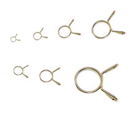 Collier de serrage à ressort en fil d'acier simple pour conduite de carburant, tube, fixation pour usage automobile, moto et industriel