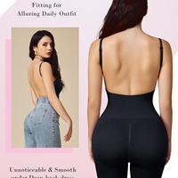 Combinaisons moulantes sans couture, body sculptant, taille basse, dos nu, combinaison amincissante, sous-vêtements amincissants, corset
