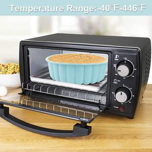 Moule à gâteau <span class=keywords><strong>Charlotte</strong></span> en silicone de 10 pouces moules de cuisson ronds <span class=keywords><strong>pour</strong></span> gâteau au chocolat, gâteaux arc-en-ciel, tarte au brownie aux fraises - Product Image 6