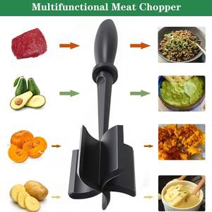 Picadora Manual Premium de Carne para Hamburguesas, Triturador de Carne de Res y Pavo, Picadora de Carne Manual con Mango de Nylon Resistente al Calor - Product Image 5