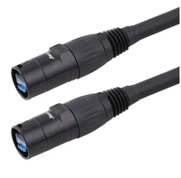 Câble audio flexible professionnel XLR RJ45 8P8C avec gaine PVC haute résistance pour ordinateurs et sonorisation de scène