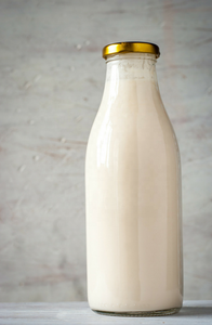 Botellas de Vidrio Transparente de 32 oz (1000 ml) para Leche con Tapas Metálicas Herméticas, Recargables, Estilo Vintage, para Batidos de Desayuno - Product Image 5