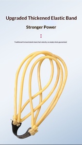 Sliver Dragon, lance-pierre <span class=keywords><strong>de</strong></span> <span class=keywords><strong>chasse</strong></span> réglable en acier inoxydable <span class=keywords><strong>de</strong></span> bonne qualité avec bande élastique plate pour une utilisation en extérieur - Product Image 6