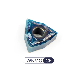 Wnmg0804 cvd tráng chèn cho giỏ hàng sắt & thép lưỡi mạnh mẽ gia công thô cacbua công cụ cho kim loại nặng đến trung bình cắt - Product Image 5