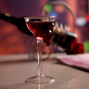 Ly Rượu Vang Cổ Điển Thiết Kế Bộ Xương Độc Đáo Lạ Mắt Chất Lượng Cao Bán Sỉ Ly Vodka Ly Thủy Tinh - Product Image 6