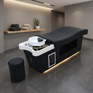 High-end hair treatment hair washing <b>bed</b> with water circulation steam therapy for hair salons and dedicated beauty massage - Product Image 1