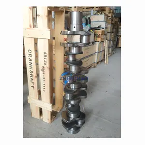 High Quality Diesel Engine Parts 6D125 Crankshaft 6D125 Excavator Spare Parts Forged Steel Crankshaft